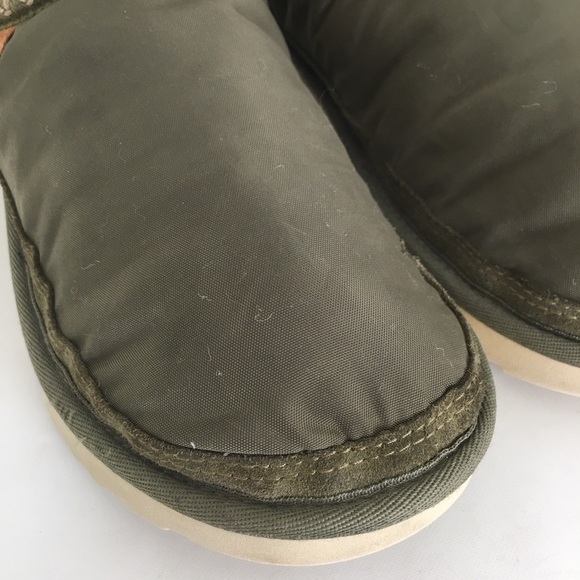 UGG Tasman Military Green Nylon Slipper Shoe Men’s Size 11